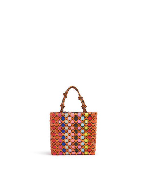 アラベスク MARNI MARKET CAKE BASKET MINI - ショッピングバッグ