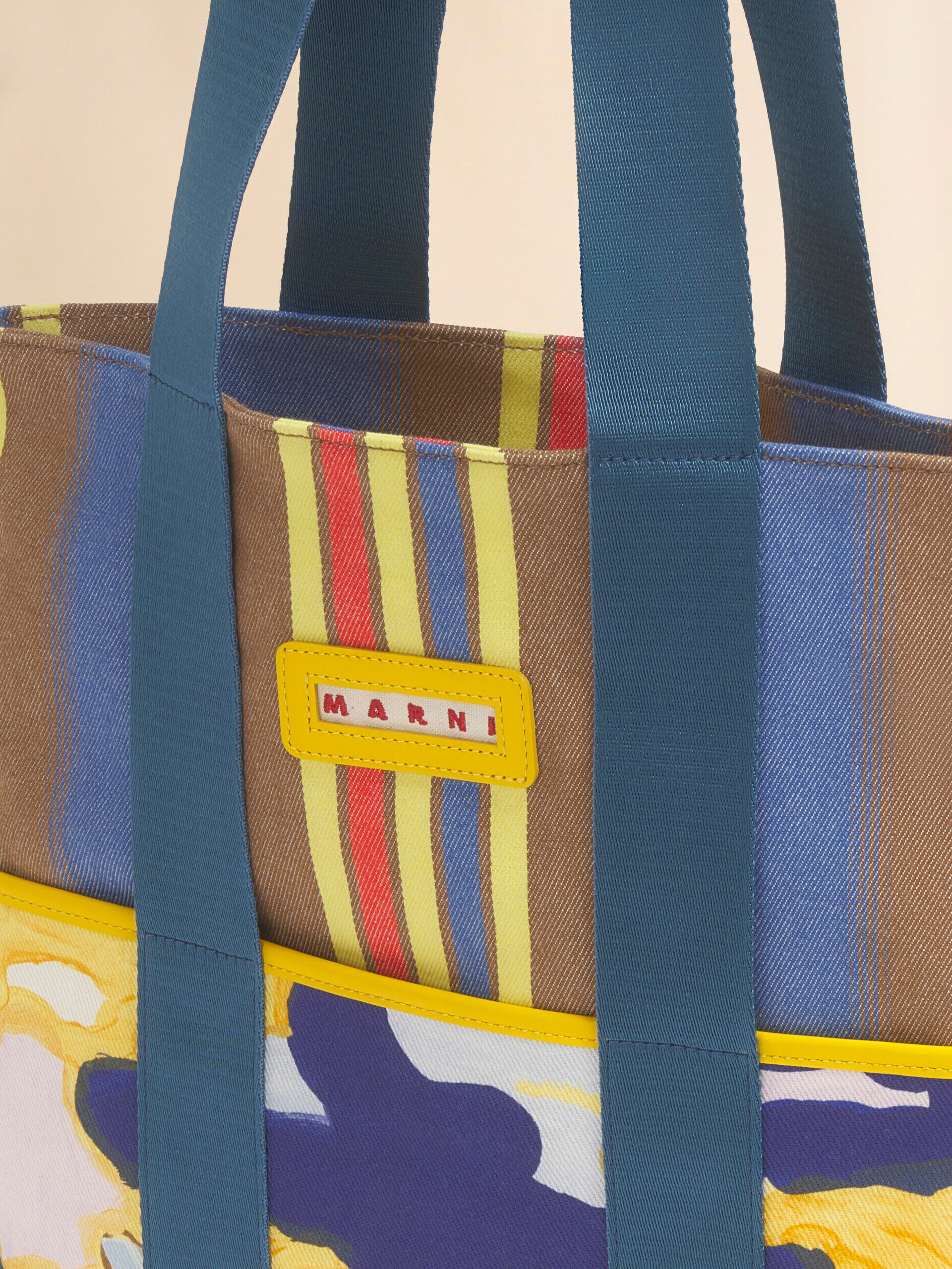 マルチカラー コットン製トート | Marni