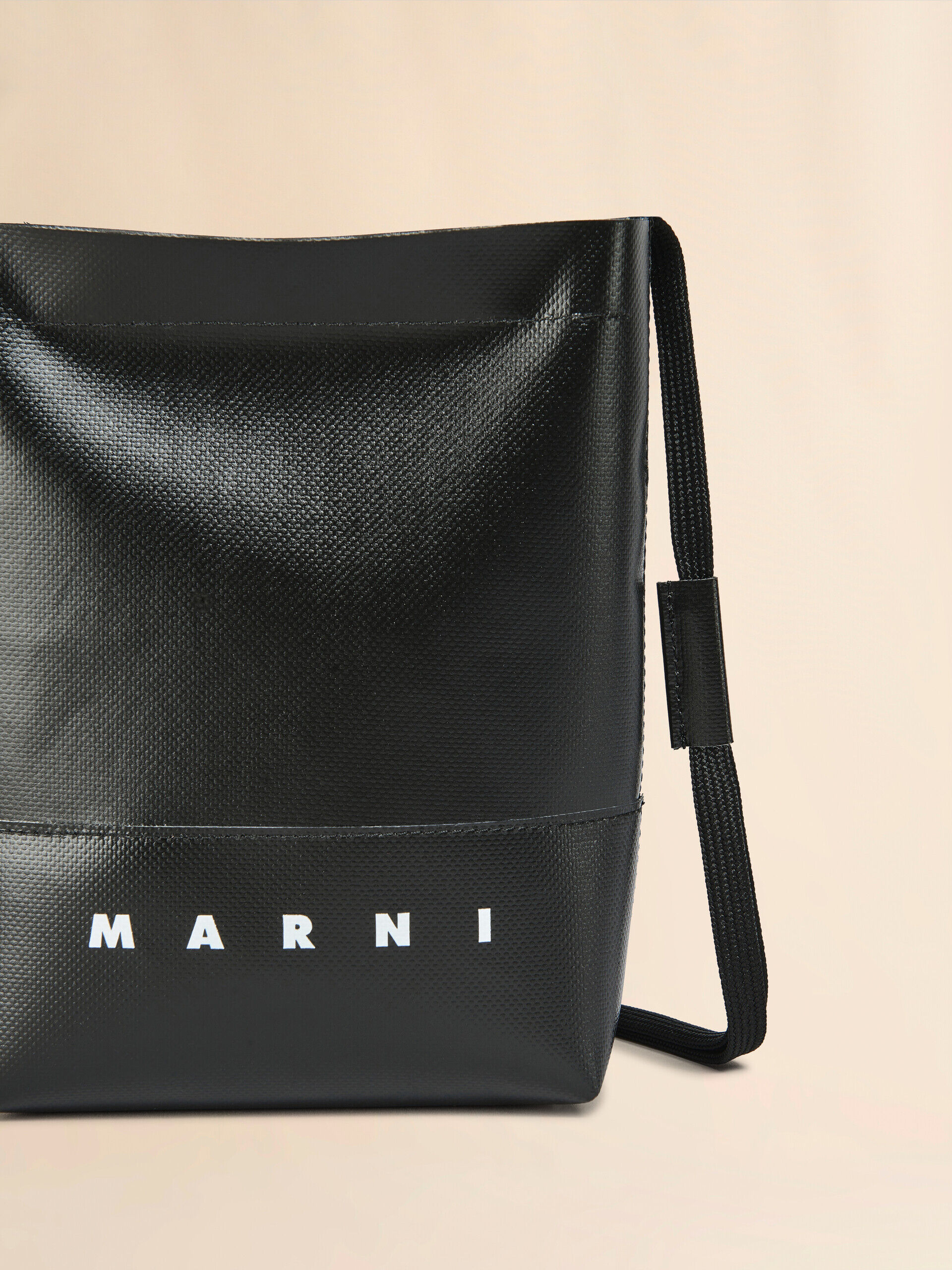 ショルダーバッグ・ポシェット Marni Small Shoulder Bag - Leather - Black Black leather Trunkaroo medium shoulder bag | Marni