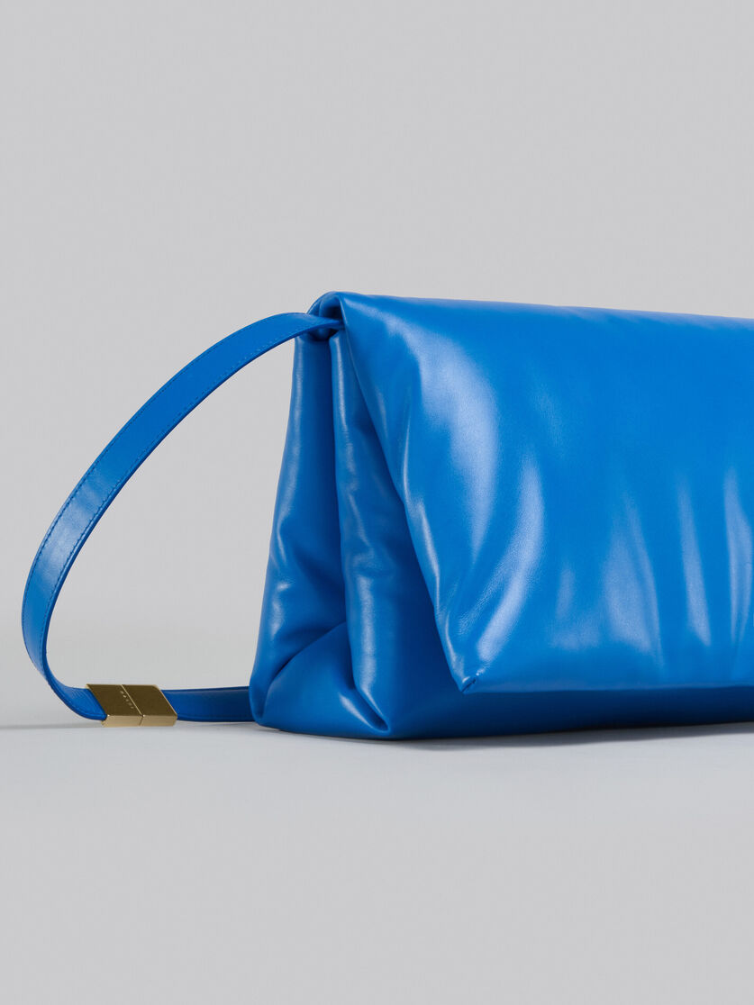 Large blue calfskin Prisma bag - Shoulder Bags - Image 5