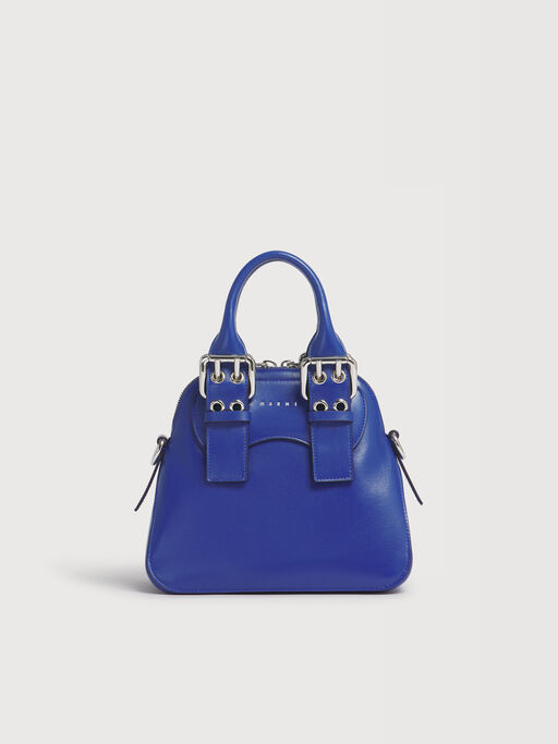 Blue leather small Belte Bag - Handbags