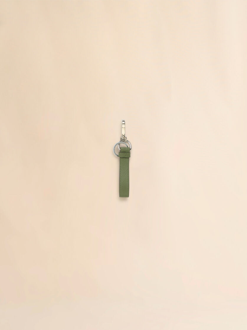 Blue leather keyring with Marni Mending - Key Rings - Image 2