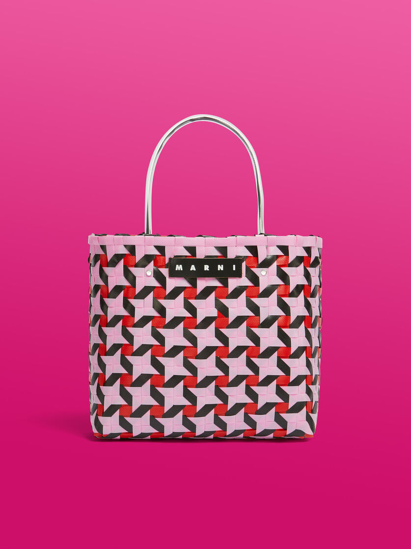 ピンク スター MARNI MARKET ミディアムバスケットバッグ - ショッピングバッグ - Image 1