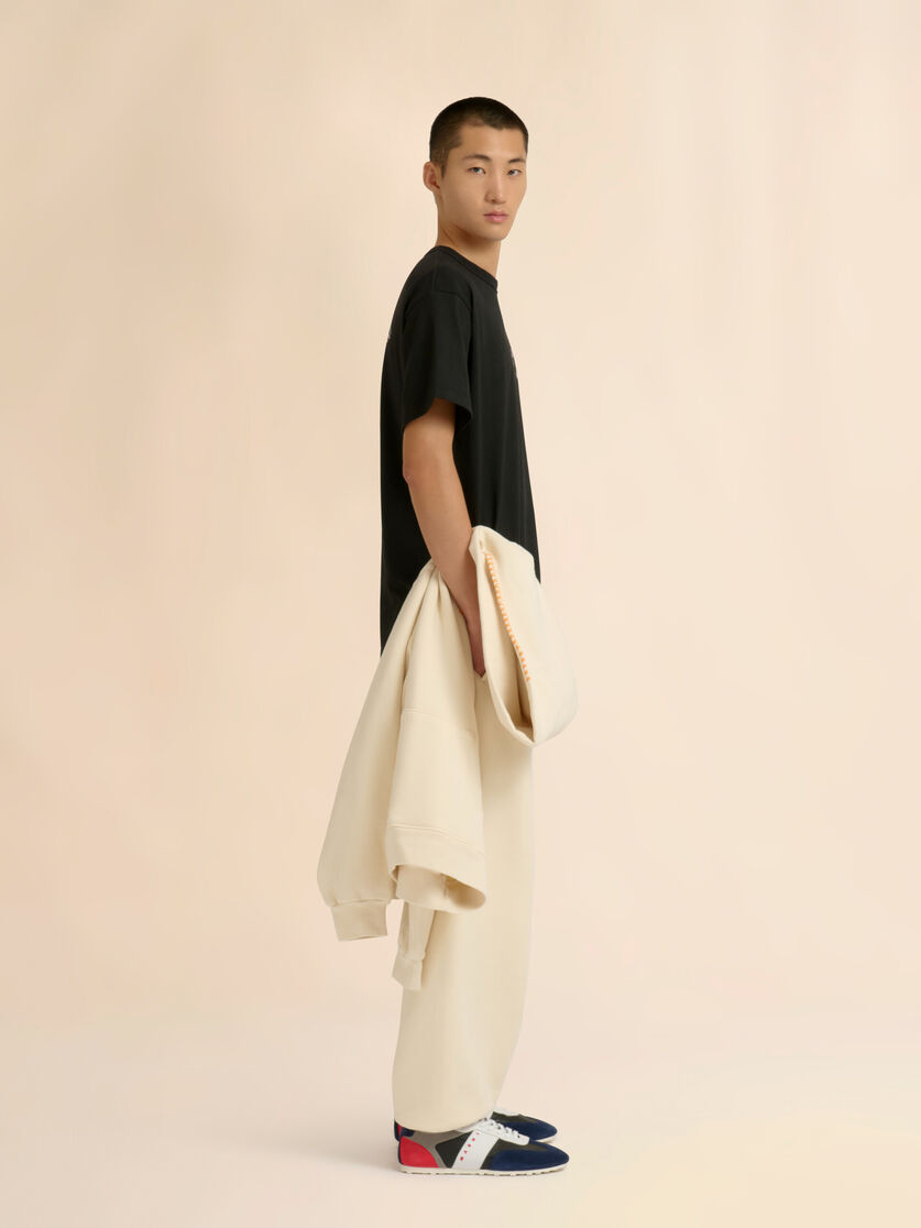 Marni + Madhappy cream cotton sweatpants with arch logo print - Pants - Image 6