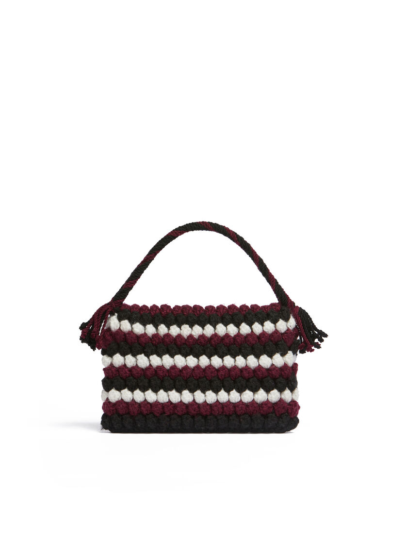 ブルー ストライプ クロシェ Marni Market Bread ハンドバッグ - ショッピングバッグ - Image 3