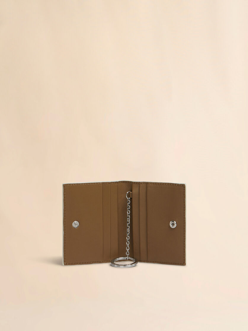 Black leather key holder with Marni Mending - Wallets - Image 2