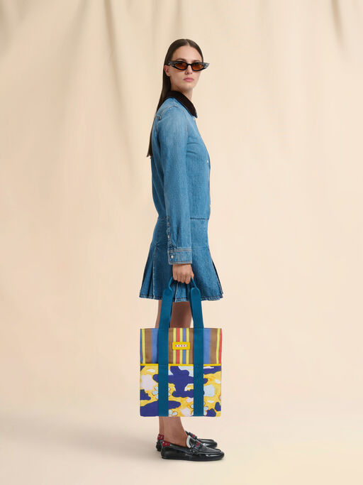 Multicolour cotton tote bag - Shopping Bags
