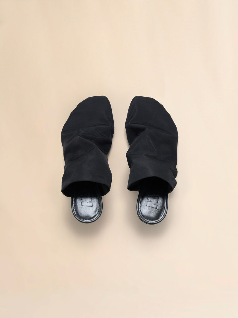 Black stretch-tulle Moonlight sandal - Sandals - Image 4