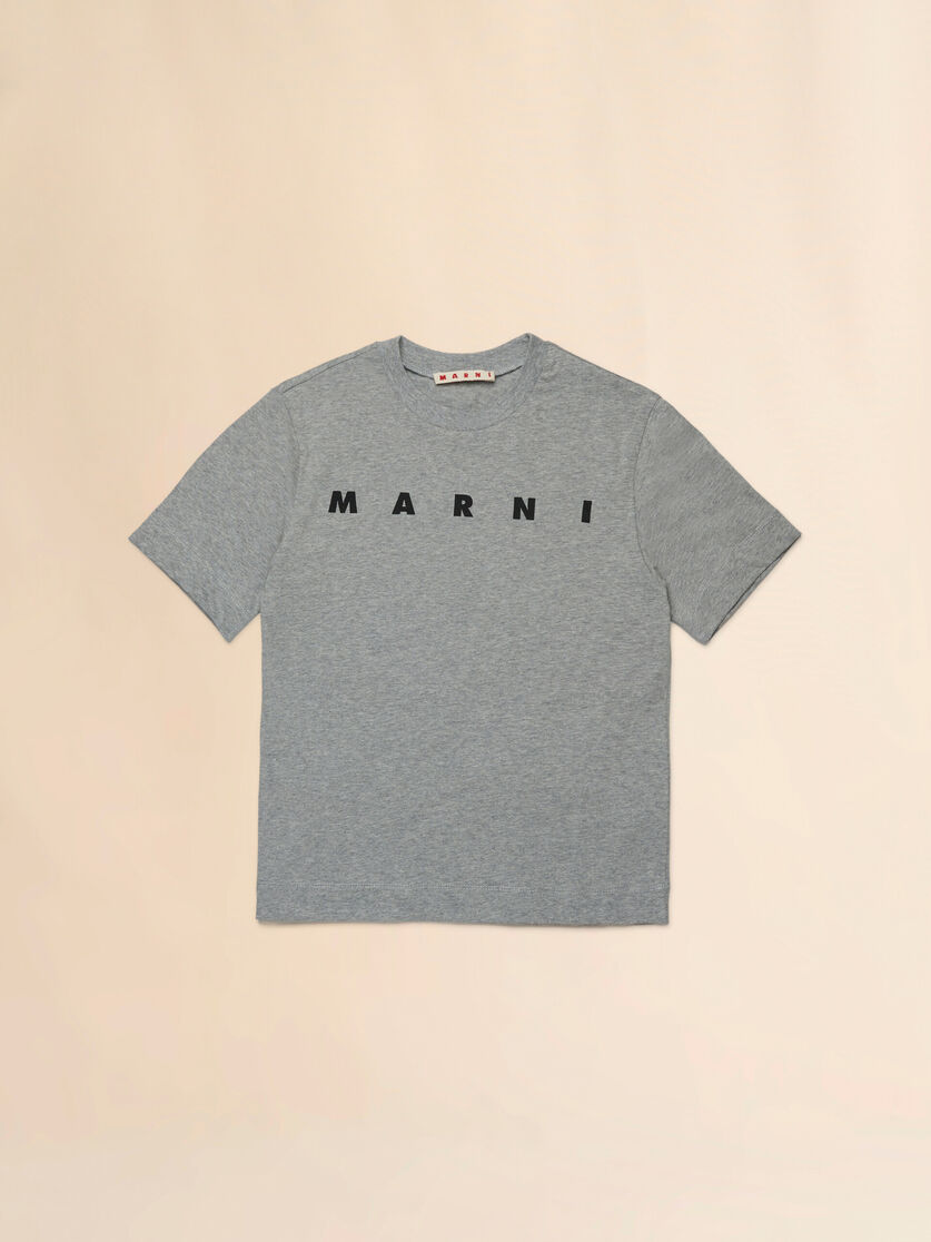 ロゴ入りコットンTシャツ オフホワイト - Tシャツ - Image 1