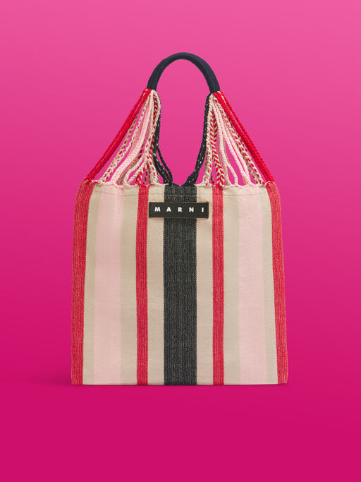 インディアンレッド MARNI MARKET HAMMOCK BAG - ハンドバッグ