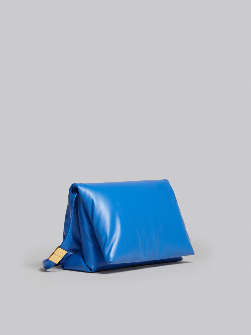 Large blue calfskin Prisma bag - Shoulder Bag - Image 6