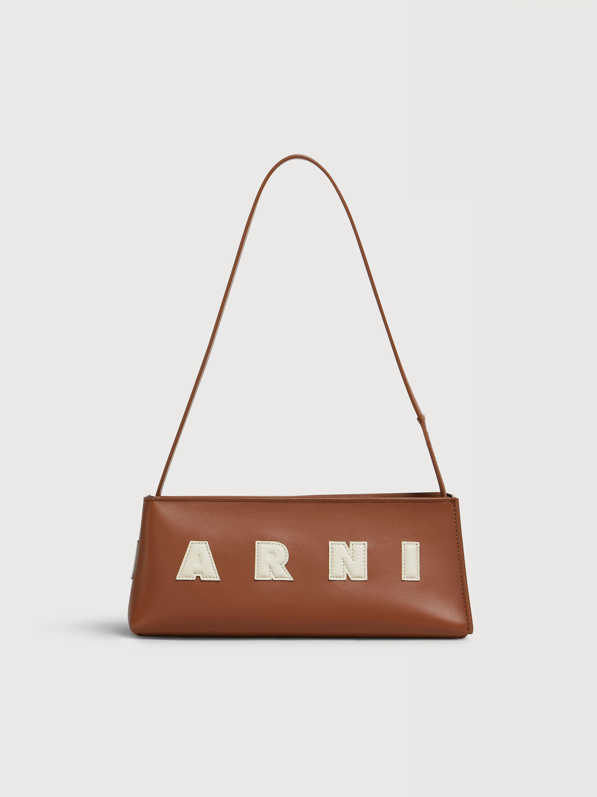 Brown leather Museo bag | Marni