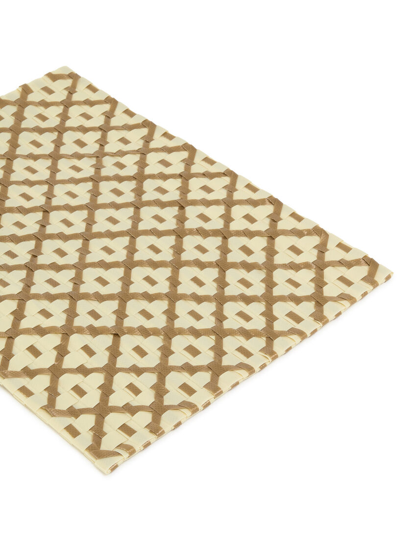 Turquoise And Burgundy Marni Market Woven Placemat - Accessories - Image 3