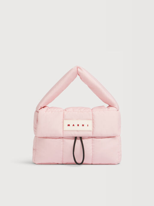 ピンク Puff ショルダーバッグ - ショルダーバッグ