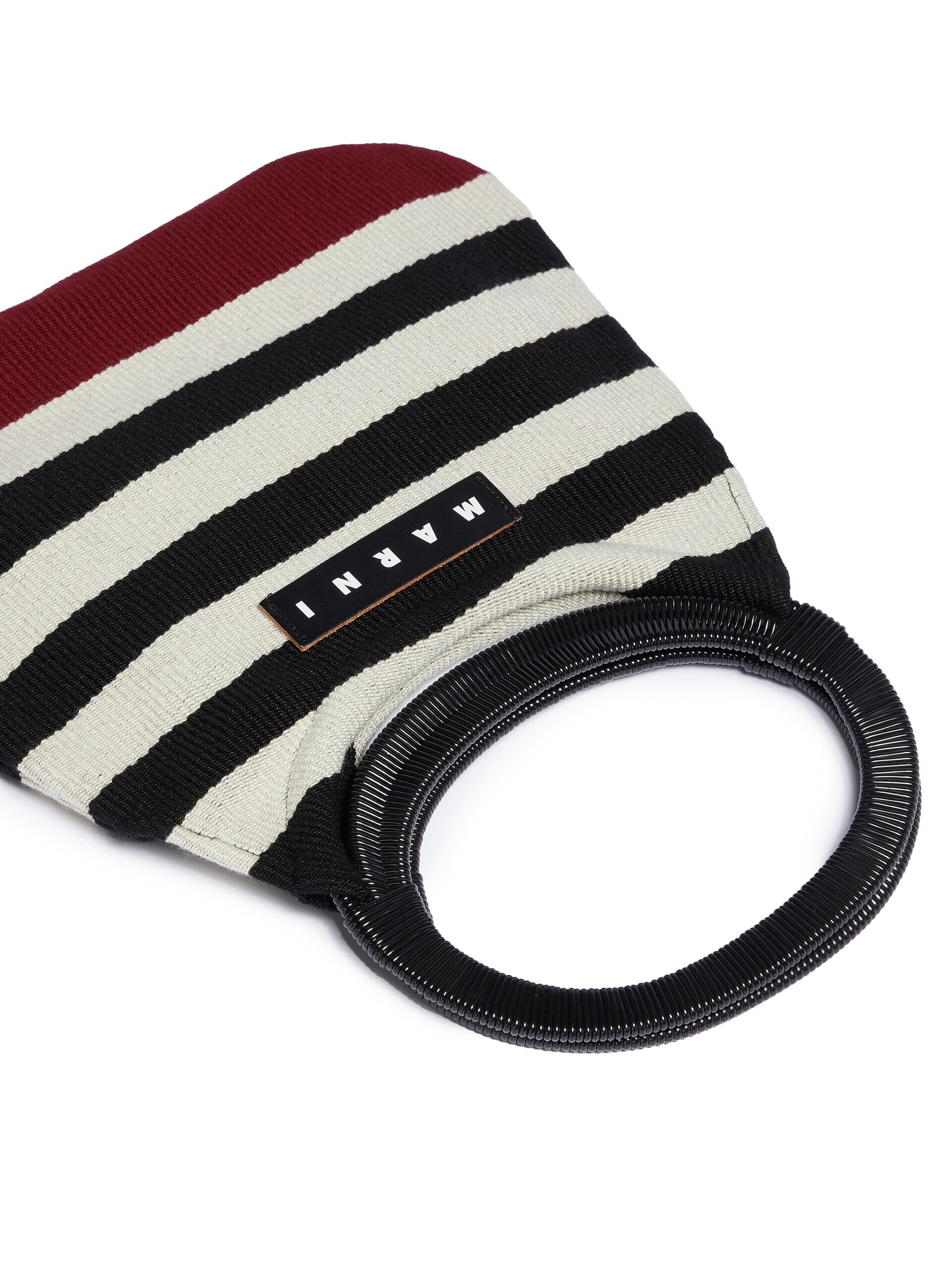 ブラックチェリー MARNI MARKET BOAT BAG | Marni