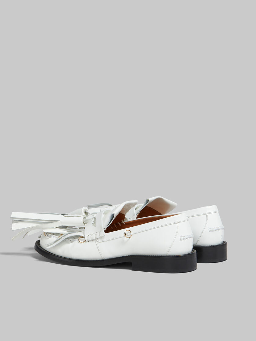 Black leather Bambi loafer with maxi tassels - Mocassin - Image 3