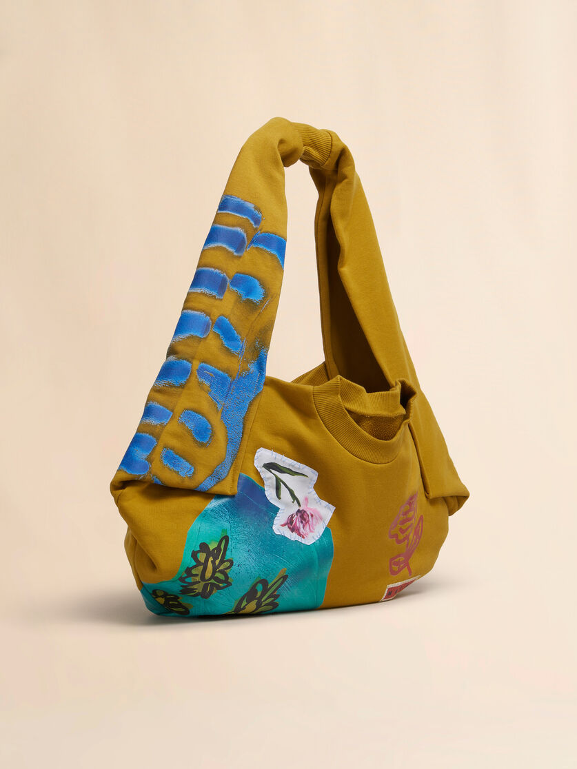 Mustard sweatshirt bag - Shopping Bags - Image 6