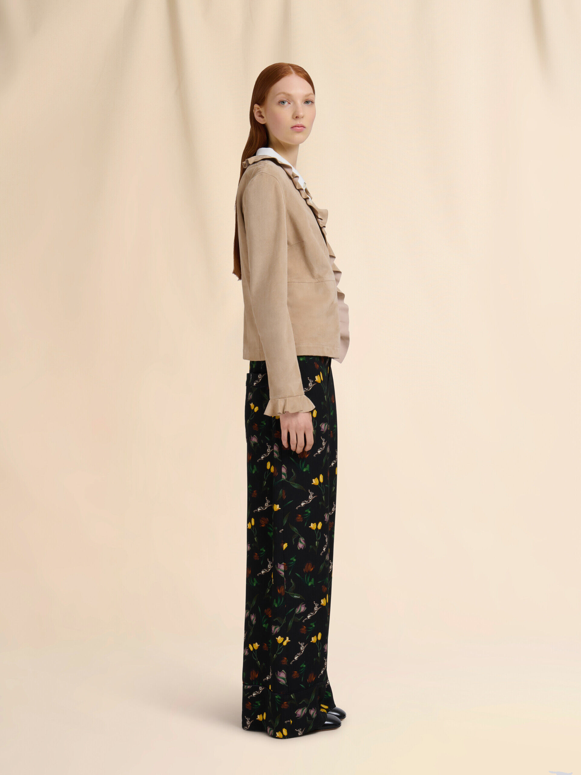 ホワイト ビスコースハーフ＆ハーフポロ | Marni