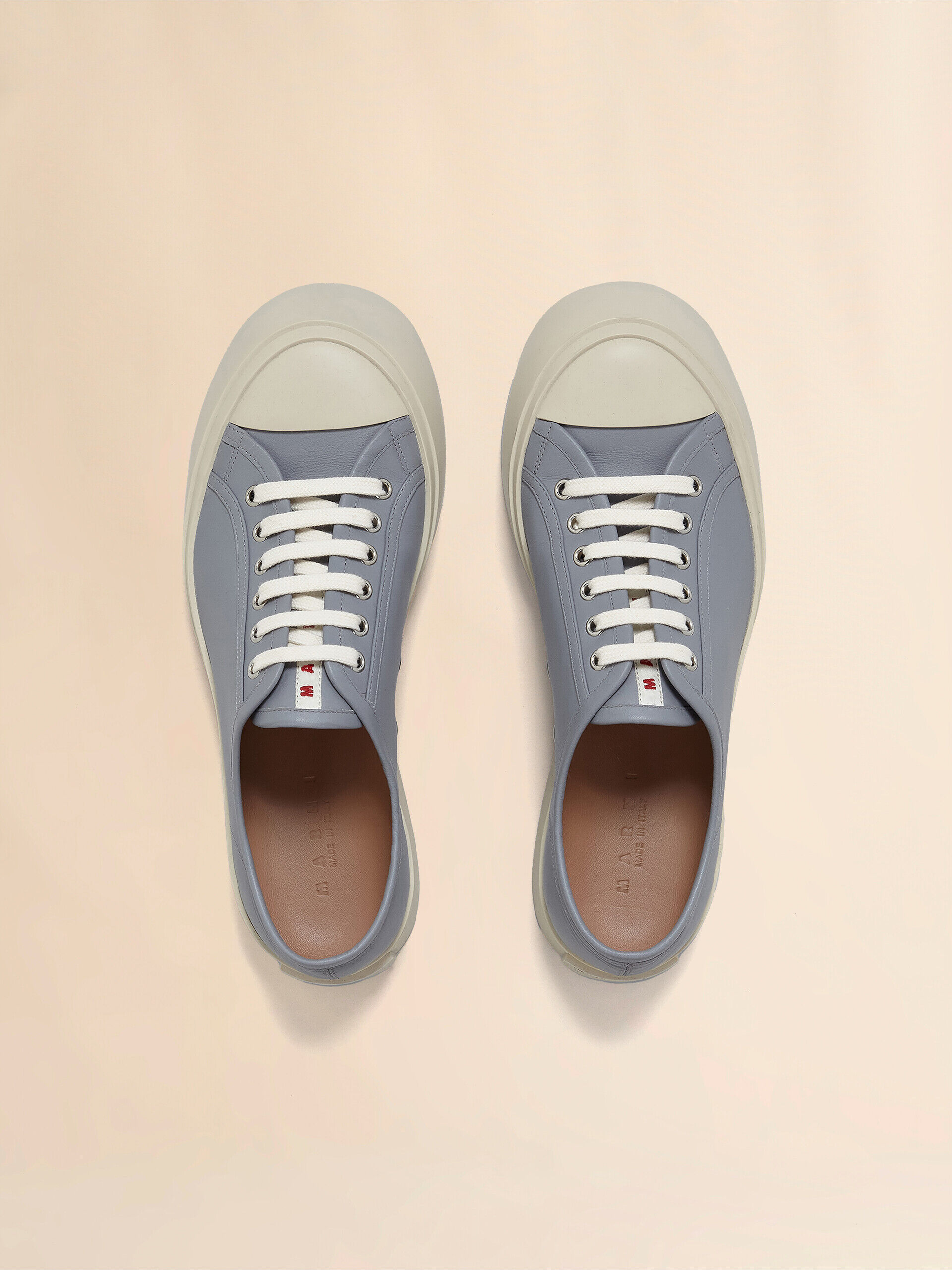 Grey nappa leather PABLO sneaker | Marni