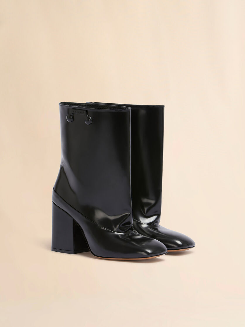 Black leather Trunkaroo ankle boot - Boots - Image 2