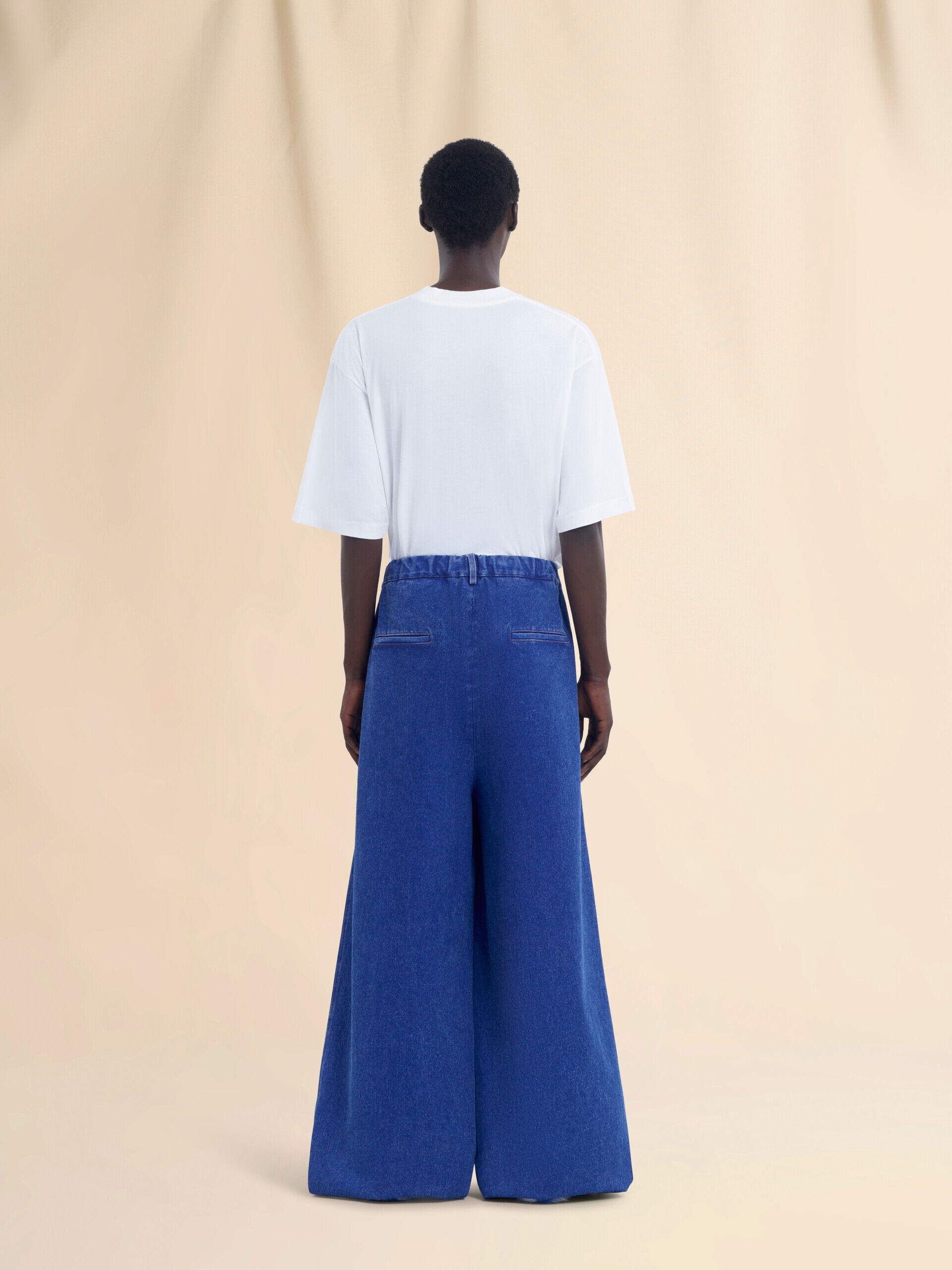 今季ブランド ブルー Marni | ドローストリング付きジーンズ パンツ