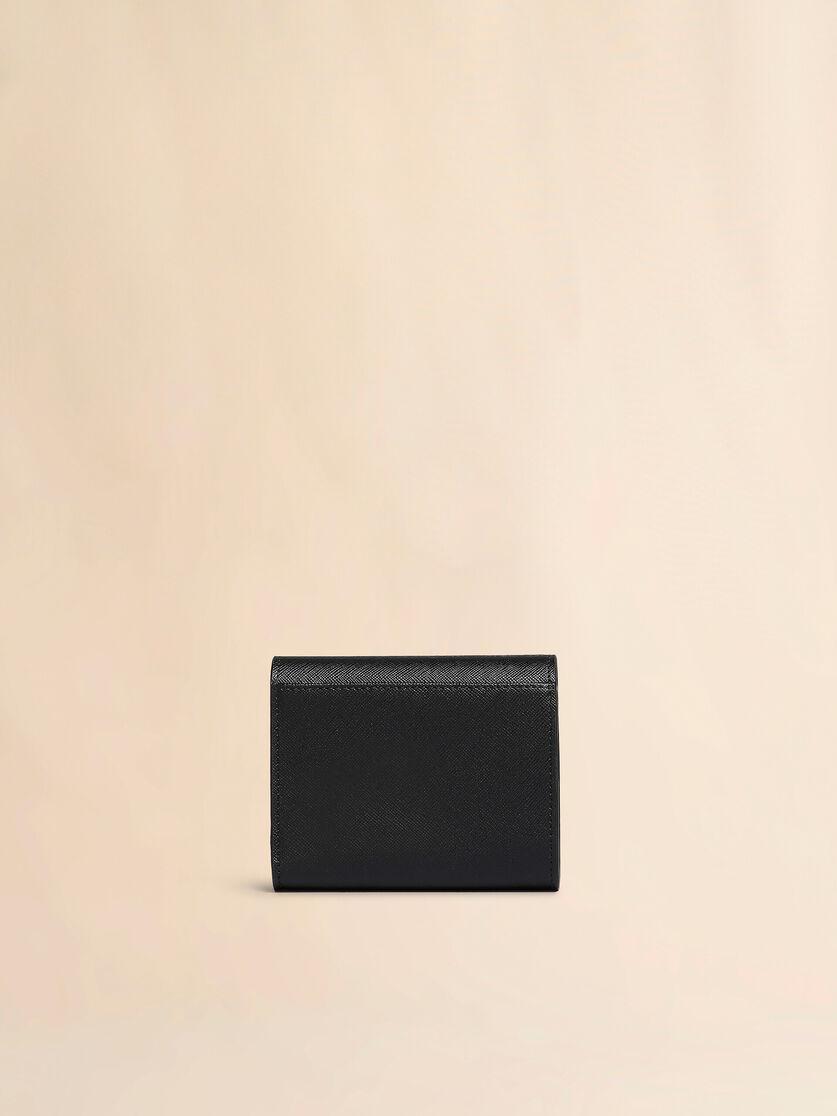 Black saffiano leather wallet - Wallets - Image 2
