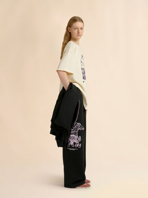 Marni + Madhappy cream cotton T-shirt with heart guys print - Shirts