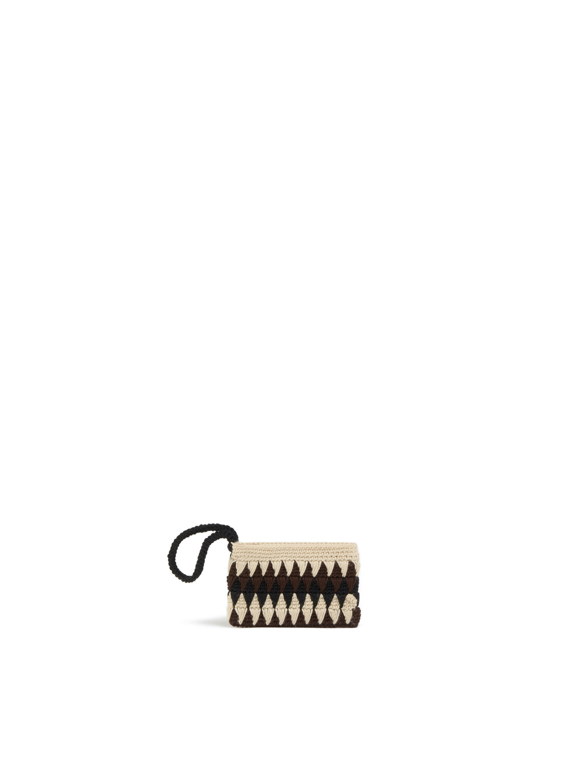 マルニマーケット ポーチ グリーン クロシェ Marni Market Chessboard ミニポーチ | Marni