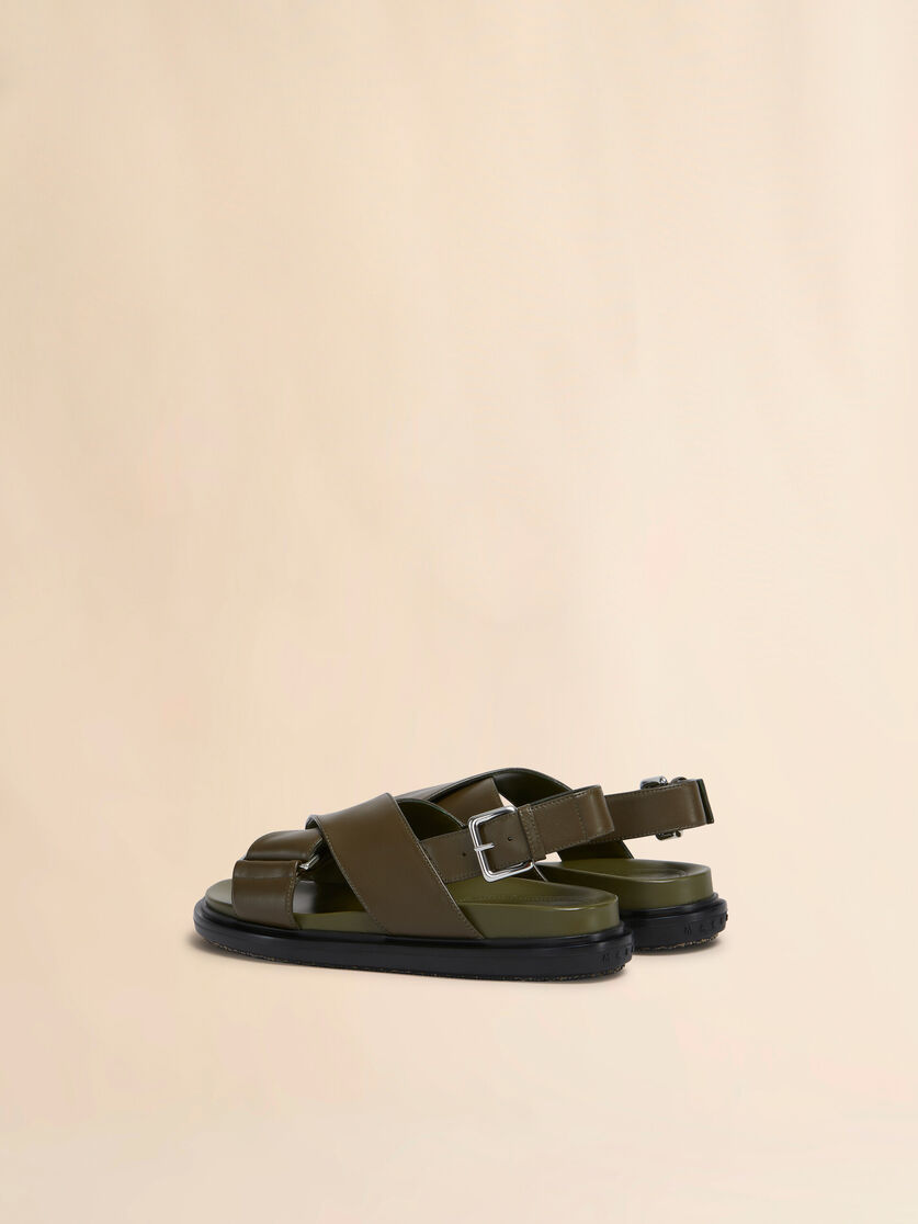 Brown leather Fussbett - Sandals - Image 3