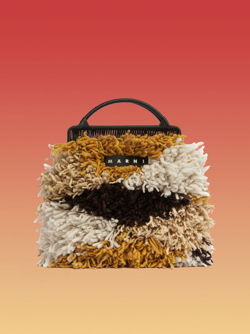 ブルー Marni Market Woolyバッグ - ハンドバッグ - Image 1