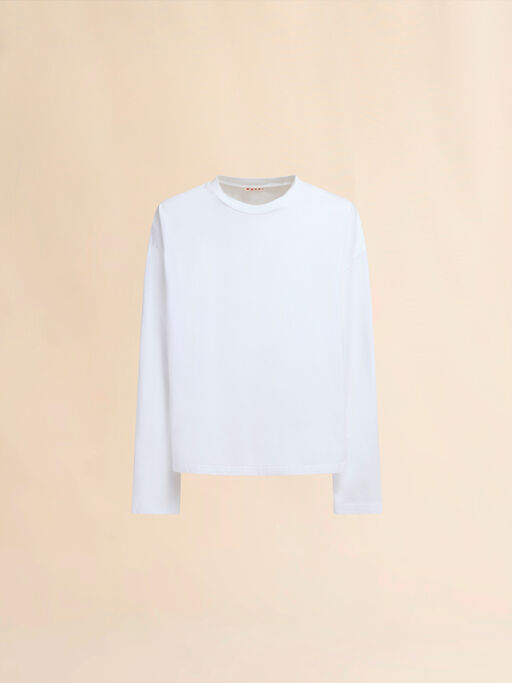 White oversized organic cotton T-shirt - Shirts
