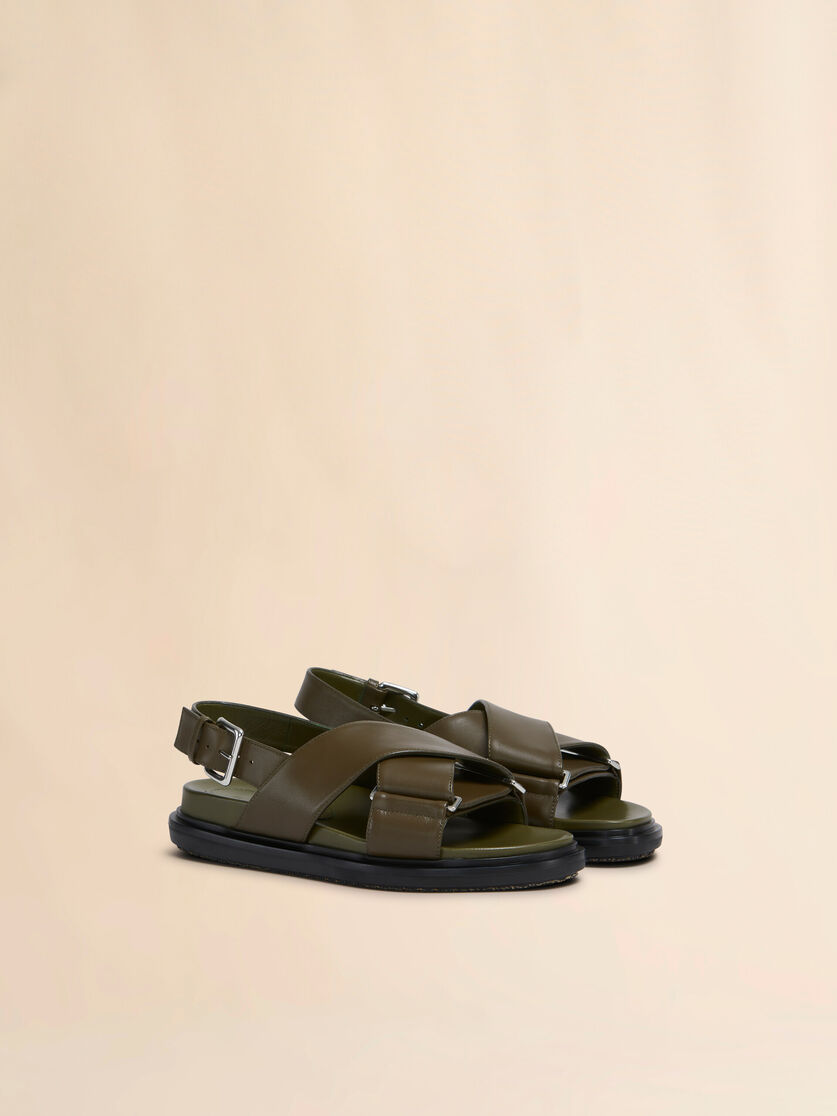 Brown leather Fussbett - Sandals - Image 2
