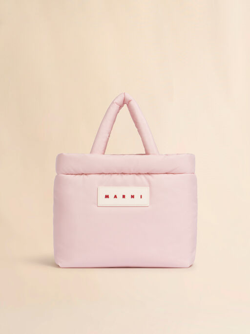 ピンク Puff E/W トートバッグ - ハンドバッグ