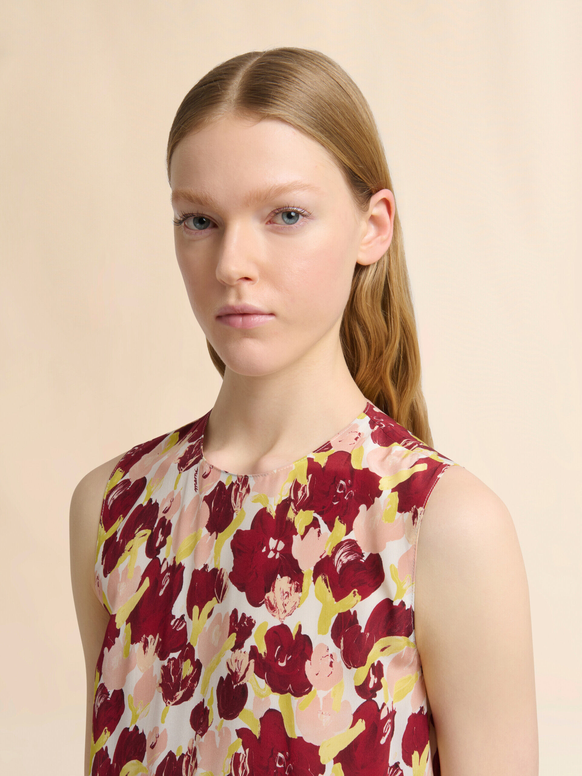 希少 MARNI マルニ 長袖 ワンピース フレア フォーマル 14 イタリア製