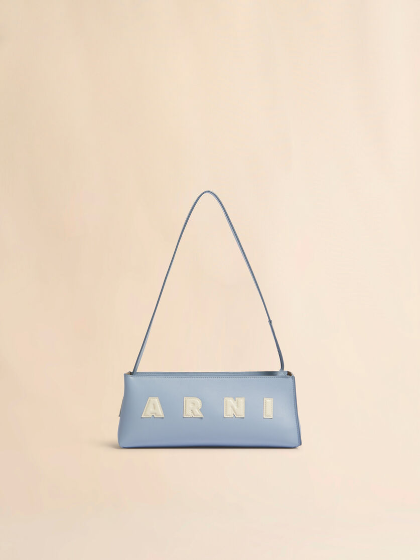 ブルー レザー製 Museo バゲットバッグ, Image 6