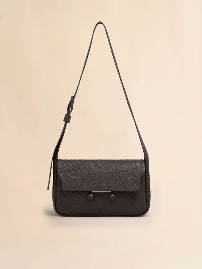 Brown nappa medium Trunkaroo Soft bag - Shoulder Bags - Image 1