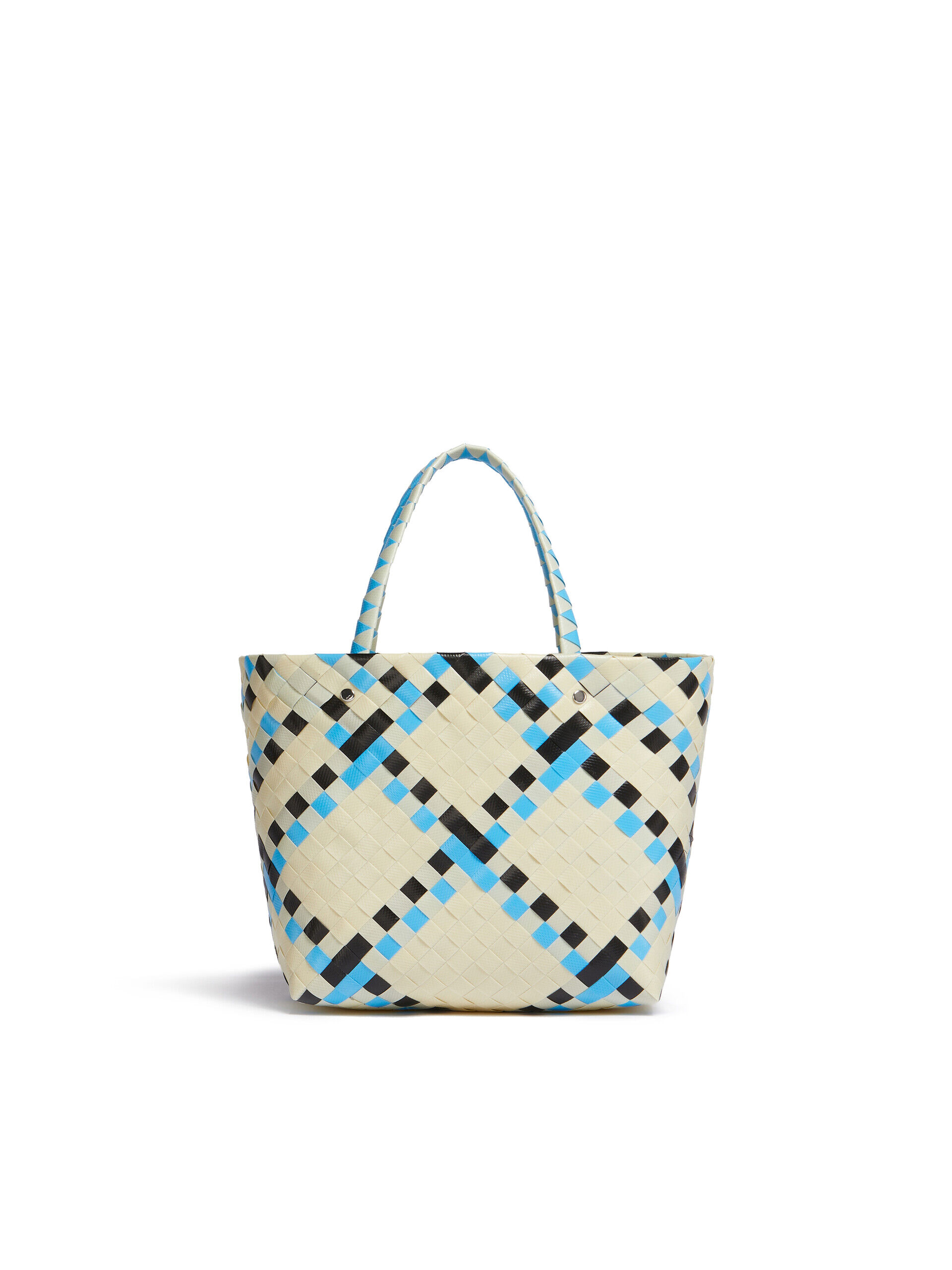 MARNI マルニフラワーカフェ トートバッグ ストライプバッグ