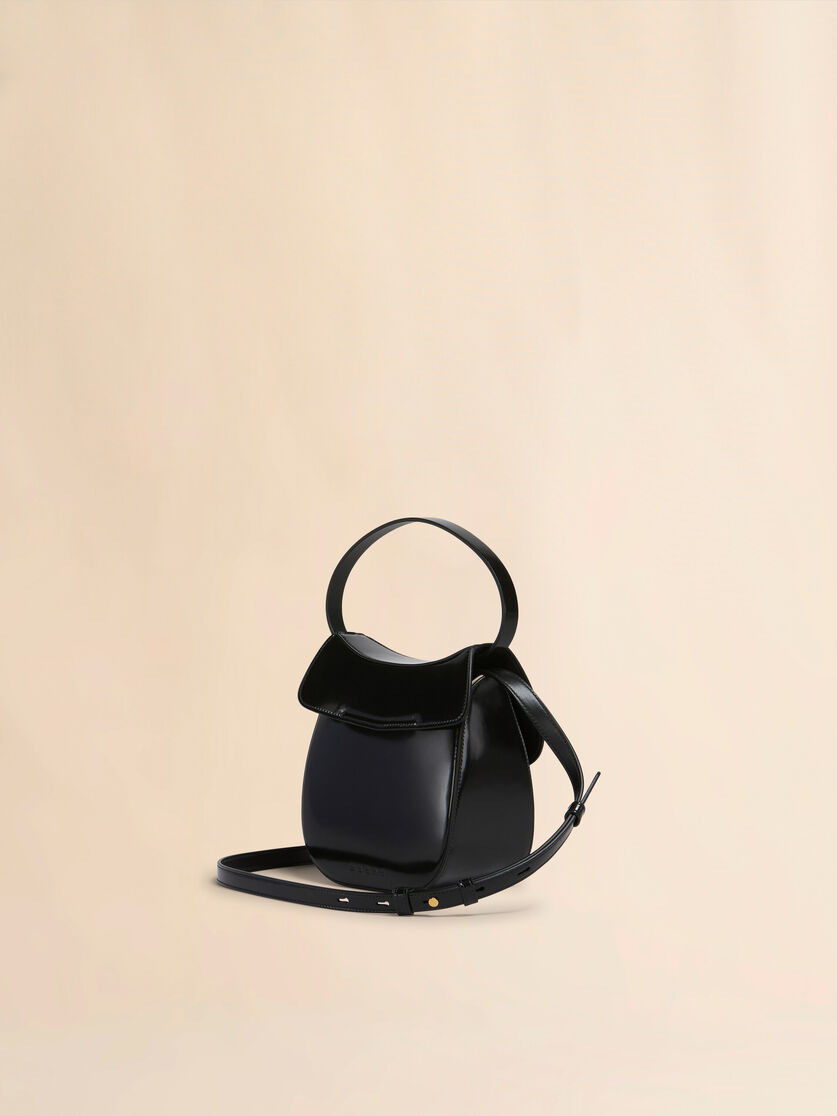 Brown leather Butterfly small handbag - Shoulder Bags - Image 2