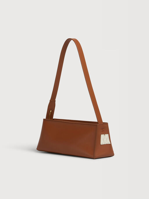 Borsa Museo in pelle marrone - Borse a spalla