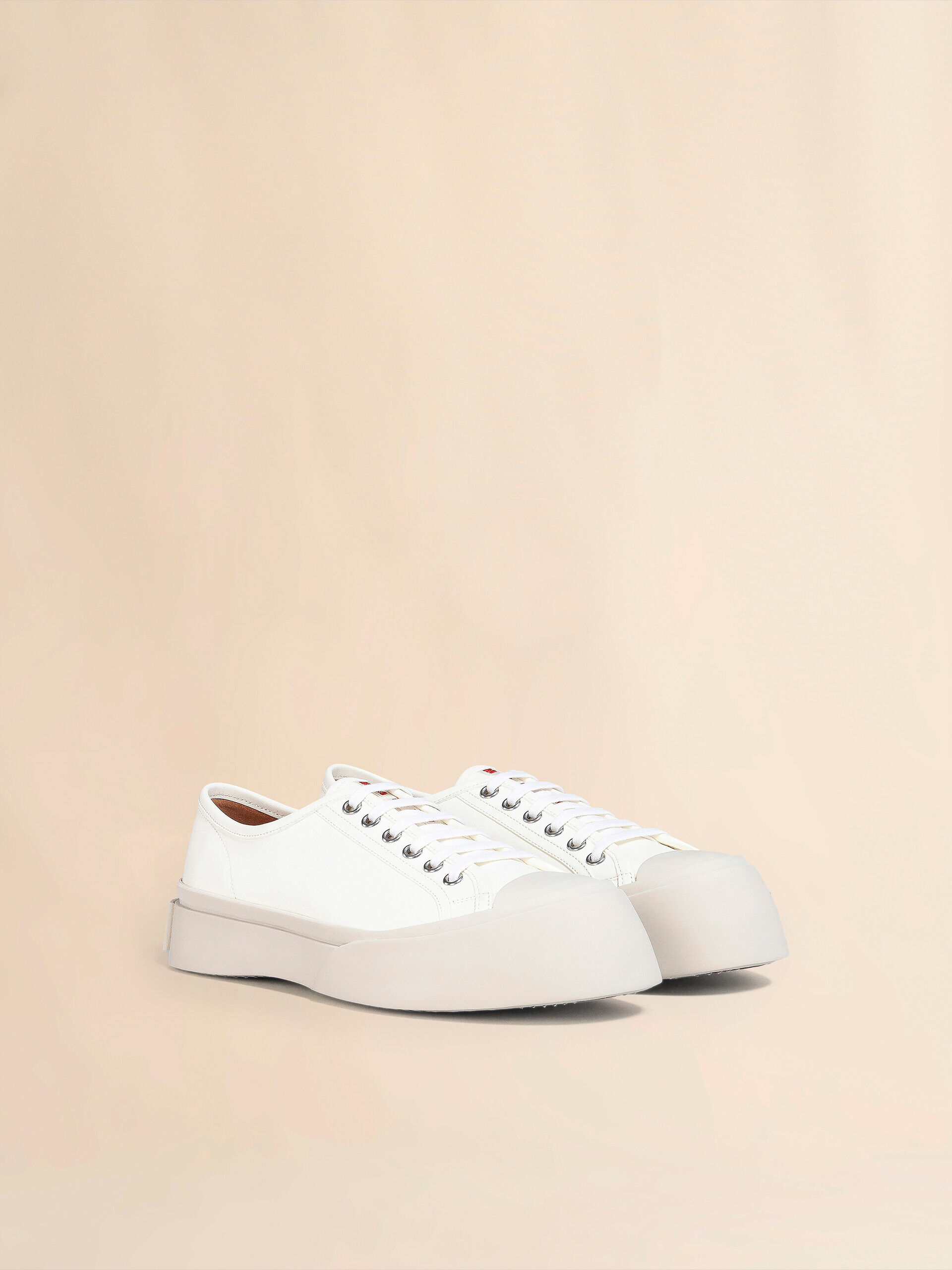 ★MARNI★パブロメリゼイン ナッパレザースニーカー ホワイト ナッパレザー製Pabloスニーカー | Marni