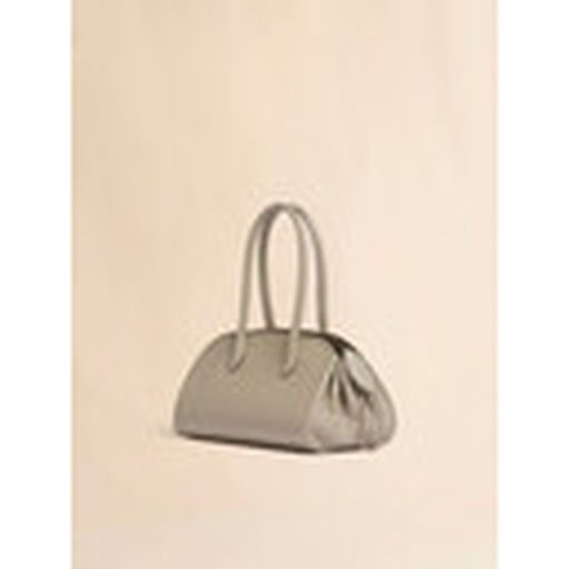 Taupe leather Tulipea EW tote bag - Handbags
