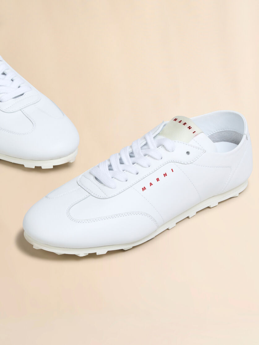 Black nappa leather Softy Soccer sneaker - Sneakers - Image 4