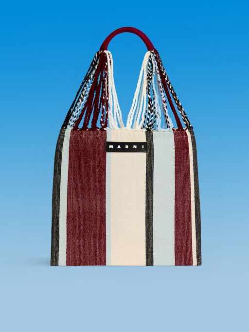 ブラウン（ブルーバーガンディ） MARNI MARKET HAMMOCK BAG - ハンドバッグ