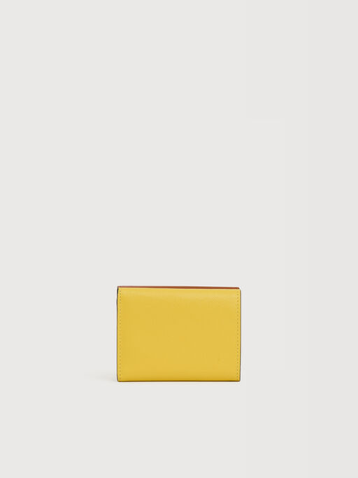 タン、トープ＆ブラウン サフィアーノレザー 三つ折りウォレット - 財布