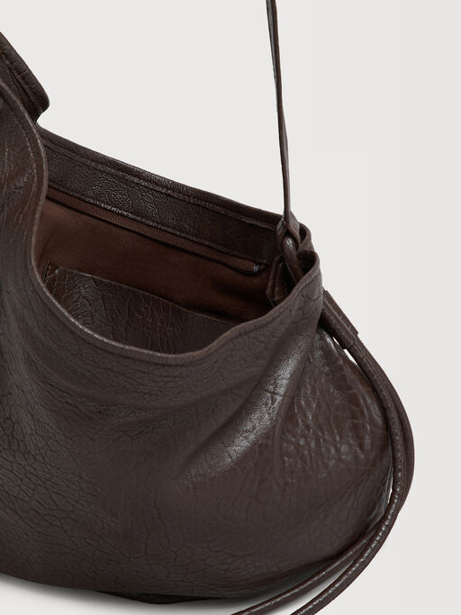 Small brown nappa Hobo bag - Shoulder Bag