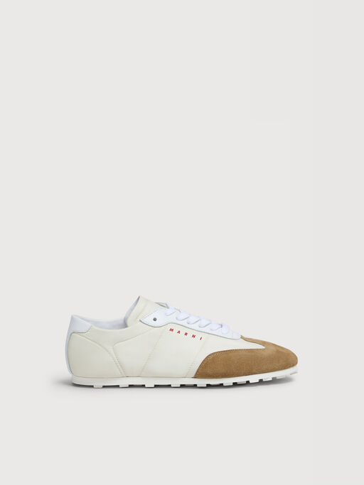 Wei&szlig;e Softy Soccer-Sneakers aus Nylon - Sneakers