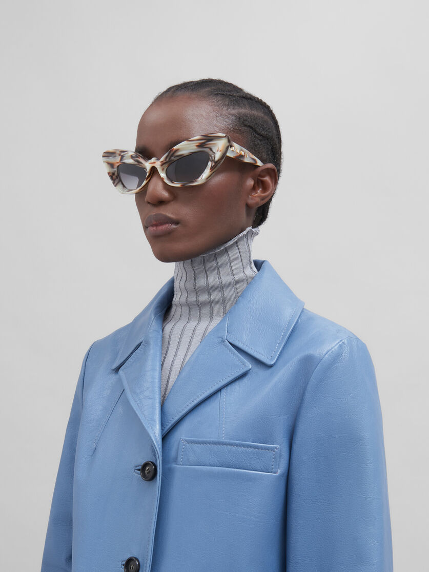 Pearlescent Brown Caelicola Sunglasses | Marni