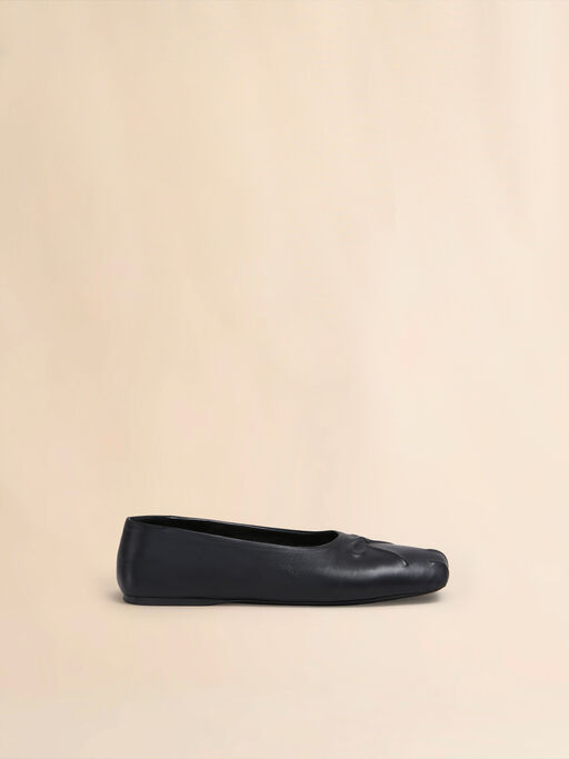 Schwarze Little Bow Ballerinas aus Nappaleder - Ballerinas
