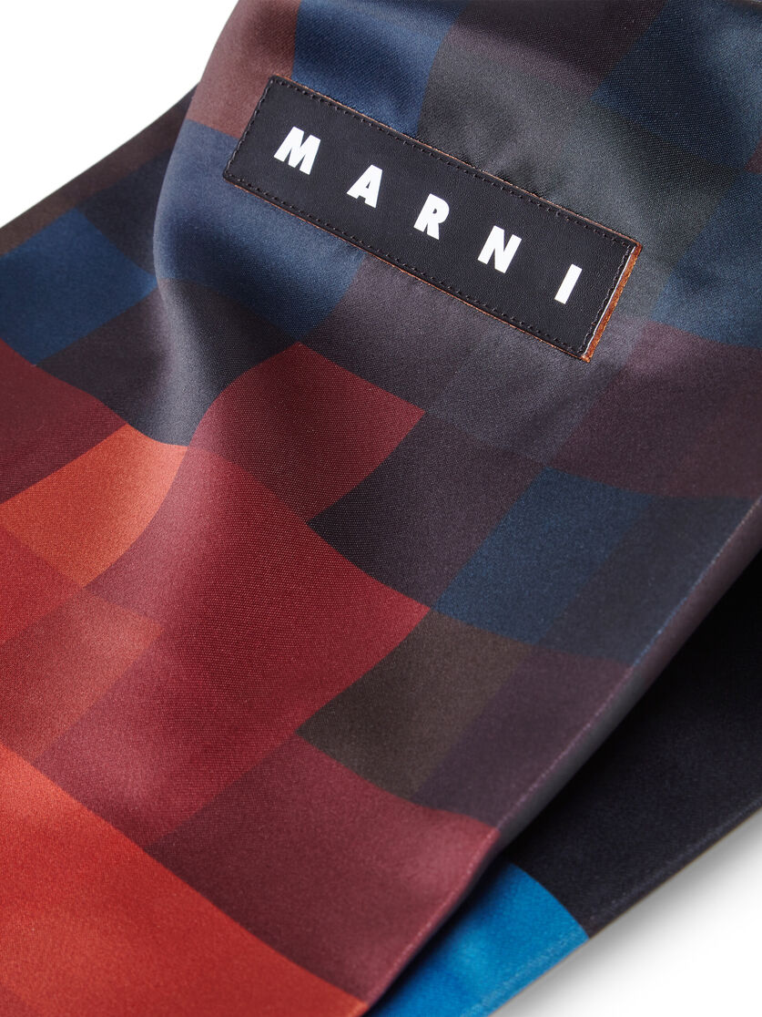 MARNI MARKET shopping bag with pixel print - Shopping Bags - Image 4