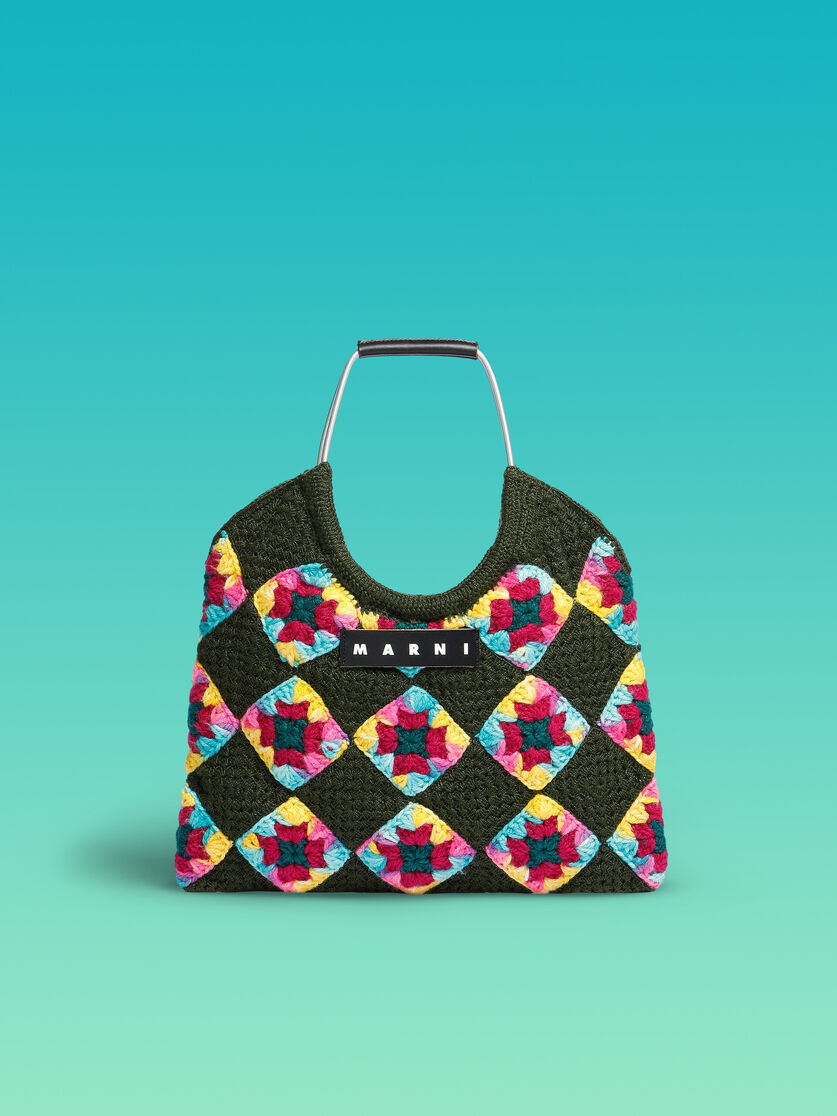 Blue Marni Market multicoloured crochet bag - Bags - Image 1